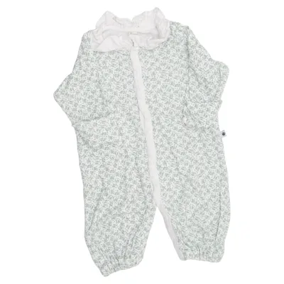 Barboteuse (Blanc, Vert) de Petit Bateau Coton