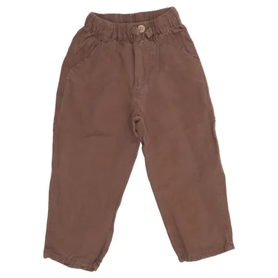 Pants (Brown) from Zara Linen, Lyocell