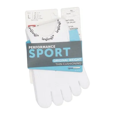 Træningsstrømper (Hvid) fra Injinji Elastan, Polyamid, Polyester