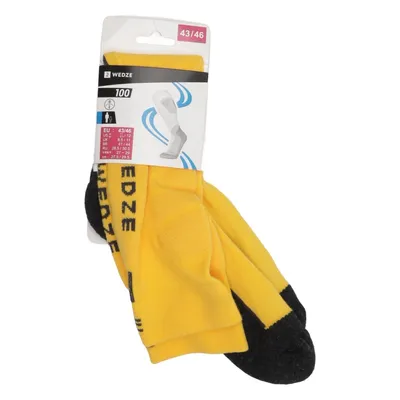 Chaussettes hautes (Jaune, Noir) de Wedze