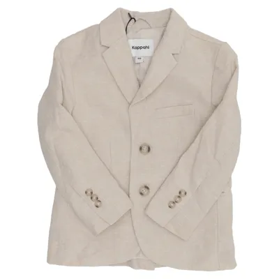 Blazer (Beige) from KappAhl Cotton, Linen, Polyester
