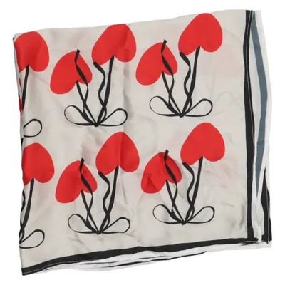 Halsdoek (Rood, Wit, Zwart) van Mat. Gerecycled polyester