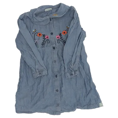 Denim dress (Blue, Multicolored) from Lilly + Sid