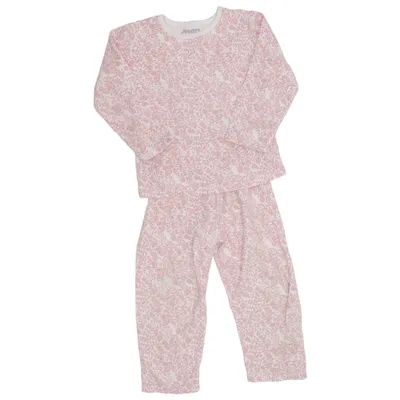 Pajamas (Pink, White) from Juniors Cotton