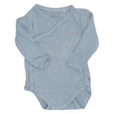 Body (Bleu, Blanc) de Minymo Élasthane, Coton biologique