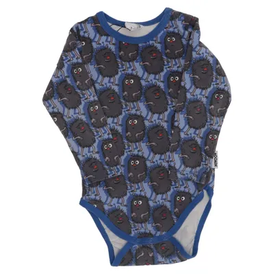 Romper (Blauw, Zwart) van Moomin by Martinex Katoen, Elastaan