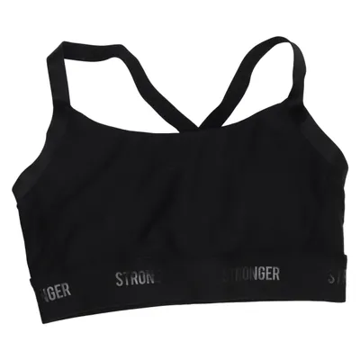 Brassière (Noir) de Stronger Élasthane, Polyamide, Polyester