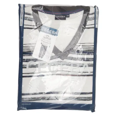Pyjamas (Vit, Blå, Svart) från Ceceba Bomull