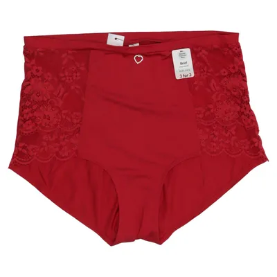 Panties (Red) from Lindex Elastane, Polyamide