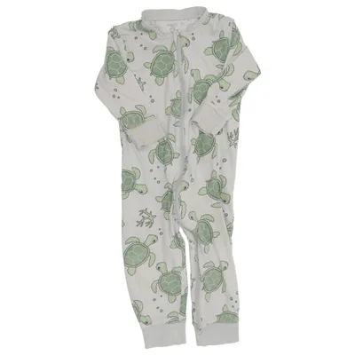 Rompers (White, Green) from Lindex Baby Cotton