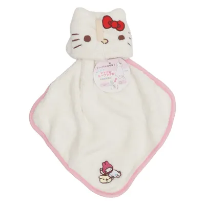 Towel (White, Pink, Multicolored) from Sanrio Polyamide, Polyester