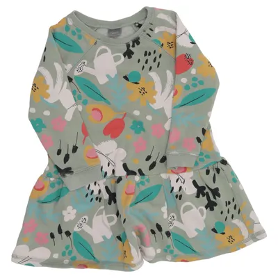 Kjole (Grøn, Flerfarvet) fra Next Bomuld, Polyester