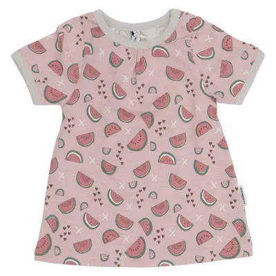 Robe (Rose, Multicolore) de Maxomorra Coton, Élasthane