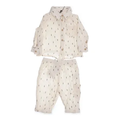 Pyjamasz (Hvid, Sort) fra Minimarket Bomuld