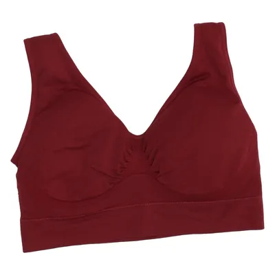 Sport-bh (Rood) van Creamy Fabrics Elastaan, Polyamide
