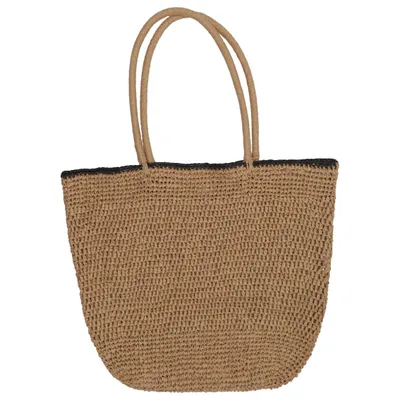 Sac de plage (Beige, Noir) de Zara Home