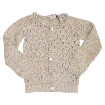 Cardigan (Beige, Multicolored) from Noa Noa Miniature Cotton, Polyester