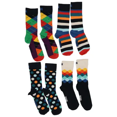 Strømper (Multicolor Gift Set) fra Happy Socks Bomuld, Elastan, Polyamid