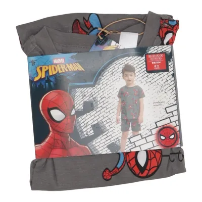Pyjamas (Grå, Röd, Blå) från Marvel Spiderman Bomull