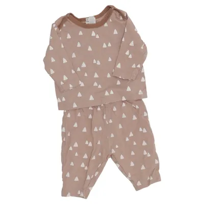 Pajamas (Brown, White) from Alana Organic cotton