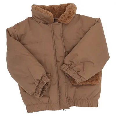 Winter jacket (Brown) from Donsje Cotton, Polyester