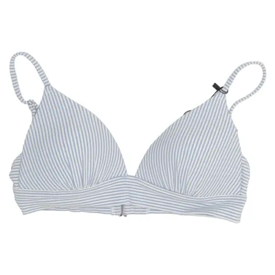 Haut de bikini (Bleu, Blanc) de H&M Élasthane, Polyamide, Polyester