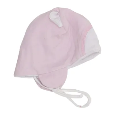 Trapper hat (Pink, White) from Amelia