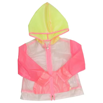Regnjakke (Pink, Gul, Flerfarvet) fra Billieblush Polyester, Polyurethan