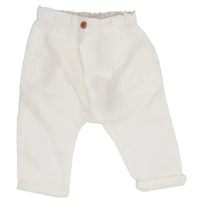 Pants (White) from Zara Baby Linen