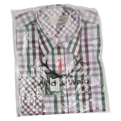 Chemise (Violet, Vert, Blanc) de Wild & Wald