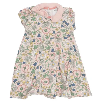 Robe (Rose, Multicolore) de Polarn O. Pyret Élasthane, Coton biologique