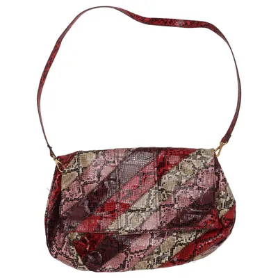 Shoulder-bag (Red, Multicolored) from Zara Polyester, Polyurethane