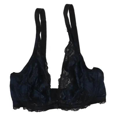 Bra (Blue, Black) from Charade Elastane, Polyamide, Viscose