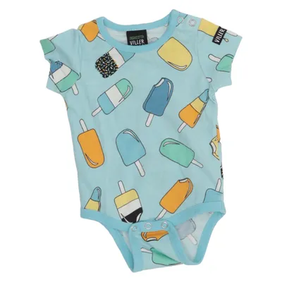 Body (Bleu, Multicolore) de Villervalla Élasthane, Coton biologique