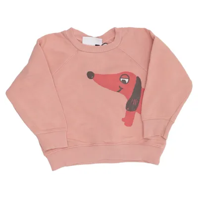 Collegetröja (Rosa) från Mini Rodini Ekologisk bomull