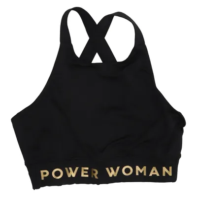 Brassière (Noir) de Power Woman Élasthane, Polyester
