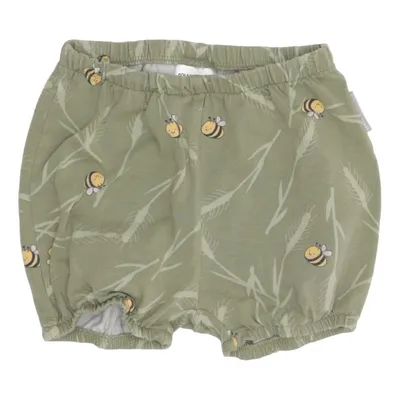 Shorts (Grön, Gul) från Polarn O. Pyret Elastan, Ekologisk bomull