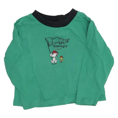 Long sleeve T-shirt (Green) from Snoopy Cotton