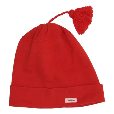 Bonnet à pompon (Rouge) de Steffner Acrylique, Coton