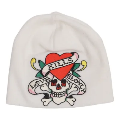 Beanie (White, Multicolored) from Ed Hardy