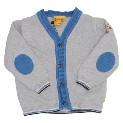 Cardigan (Gris, Bleu) de Steiff Coton
