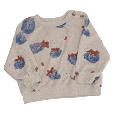Sweatshirt (Beige, Meerkleurig) van Play Up Organisch katoen, Gerecycled katoen, Gerecycled polyester