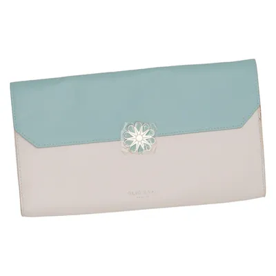 Envelope bag (Blue, Beige) from Elie Saab