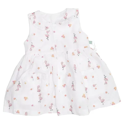 Robe (ORGANIC FLAMINGO GIRL DRESS) de Kitikate Coton