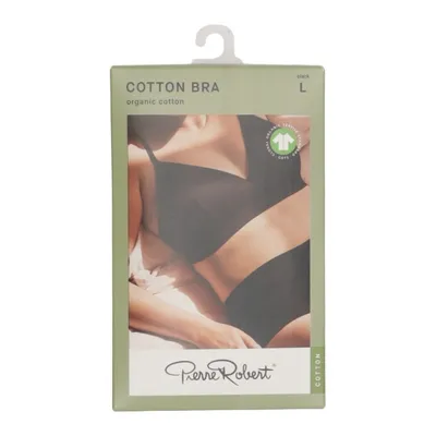 Brassière (Noir) de Pierre Robert Élasthane, Coton biologique