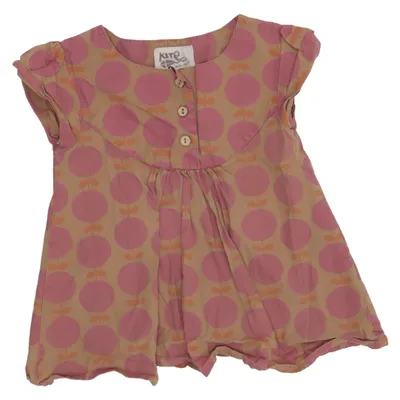 Kjole (Beige, Pink) fra Kite Økologisk bomuld