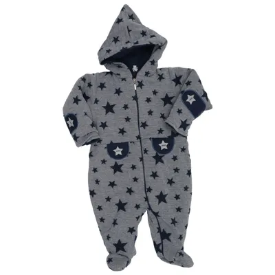 Barboteuse (Gris, Bleu) de Koala Baby Coton, Polyester