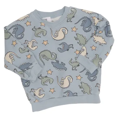 Sweatshirt (Blue, Multicolored) from ICA I Love Eco Elastane, Organic cotton