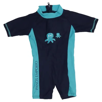 UV beschermende kleding (Blauw) van Panos Emporio Elastaan, Polyamide