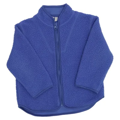Fleecejacka (Blå) Elastan, Polyester
